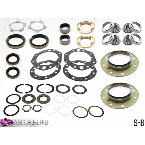 Swivel Hub Bearings + Seal Kit for Toyota Cruiser VDJ78 V8 4.5L Turbo Diesel