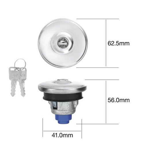 Tridon TFL207 Metal Locking Fuel Cap Bayonet Type for Early Models Check App