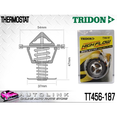 TRIDON THERMOSTAT HIGH FLOW FOR HOLDEN CAPRICE STATESMAN WK WL WM V8 TT456-187