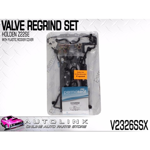 PERMASEAL VALVE REGRIND GASKET SET FOR HOLDEN ASTRA TS Z22SE 4CYL 1998-2007