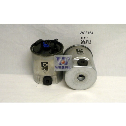 WESFIL WCF164 DIESEL FUEL FILTER SAME AS RYCO Z670 FOR MERCEDES BENZ