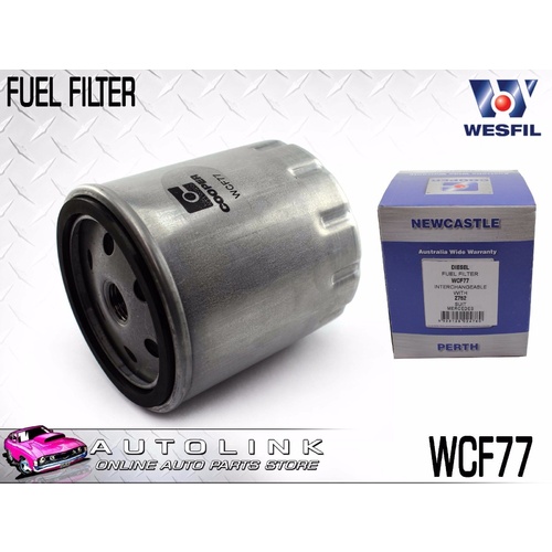 WESFIL DIESEL FUEL FILTER WCF77 SAME AS RYCO Z752 CHECK APPLICATIONS BELOW