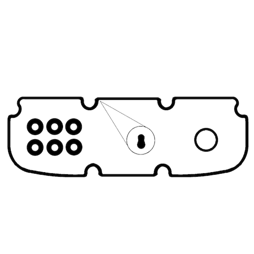 Rocker Cover Gasket Set for Holden Calais VP VR VS VT VTII 3.8L V6 (1 Side)